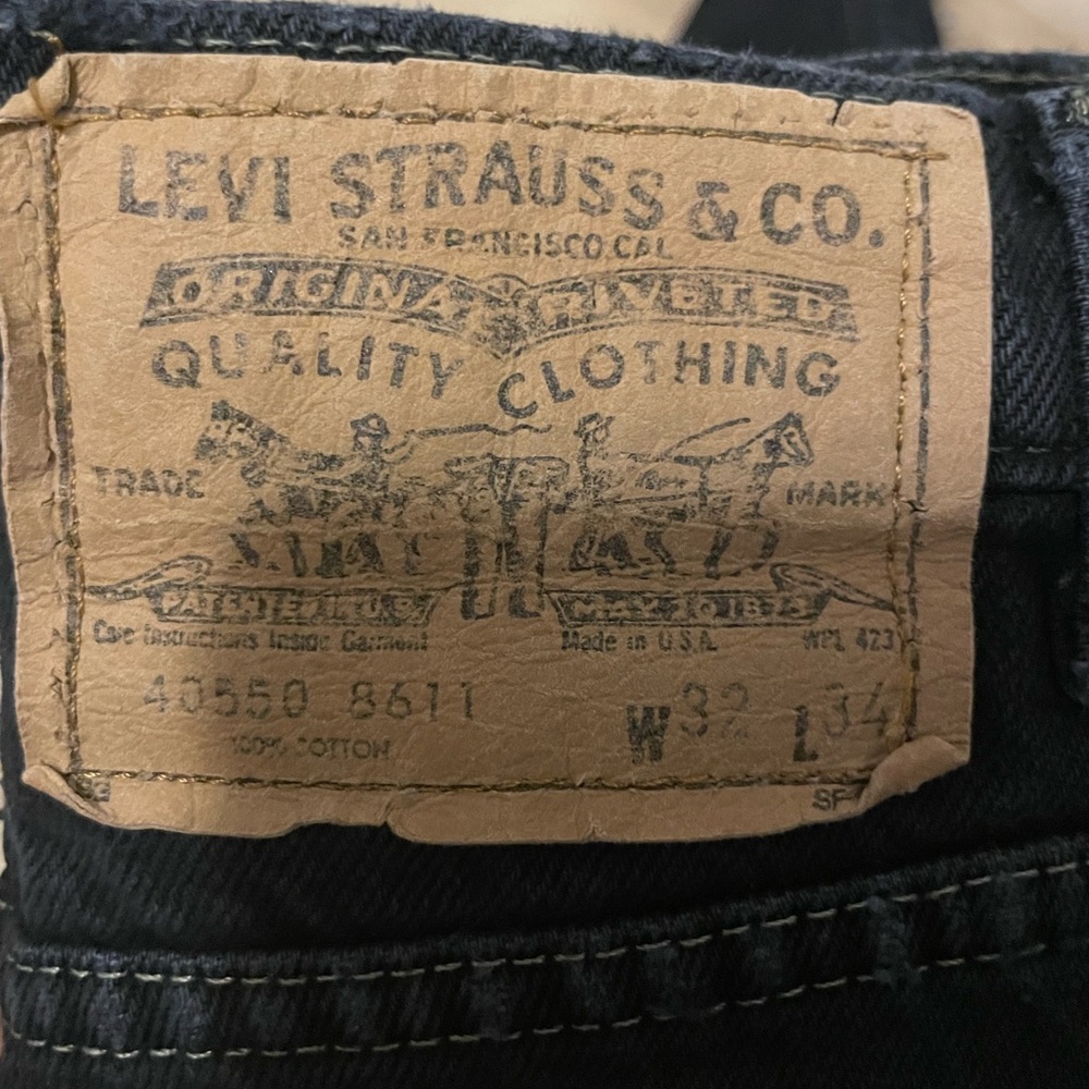 Levi's Black Jeans - Picture 6 of 8